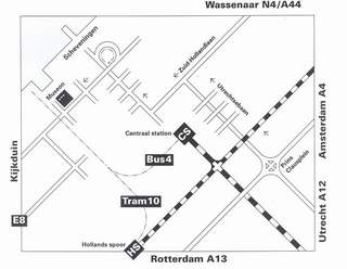 Route naar het Museon: bus 4 vanaf Den Haag CS, tram 10 vanaf station Holland Spoor.